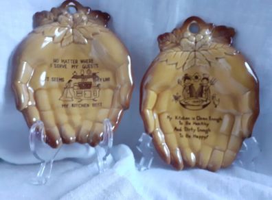 Ceramic Hand Wall Plates