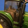 Bruder John Deere farm tractor with a front loader 50cm long Image 4