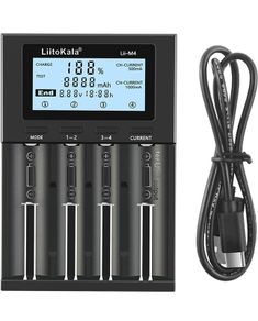 LIITOKALA LII-M4 4 Slots Battery Charger / Tester