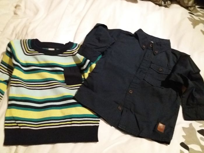 Boys jumper/shirt set Age 2-3