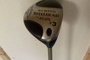 Big Bertha Steelhead plus 3 wood driver golf club w cover (RH)