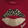 GUESS Lips T-shirt with Animal Print L Image 3