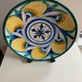 Reduced  Beautiful Shabby  chic 12"vintage heavy signed Italian wall plate Image 8