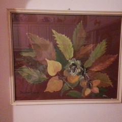 Hand Painted Picture Signed