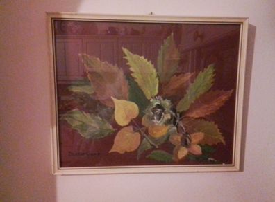 Hand Painted Picture Signed