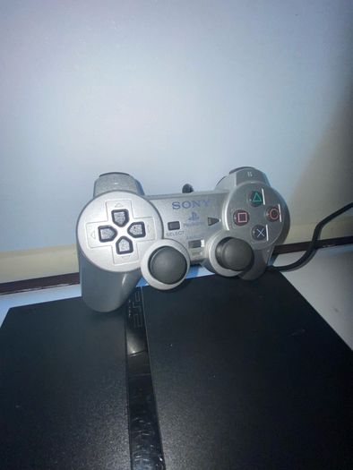 Playstation 2 Slim (working) w/Controller + OG wires