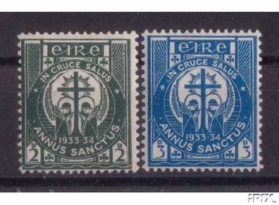 1933 Ireland Holy Year Commemorative Stamps Mounted Mint