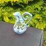 Large ceramic blue washing pitcher Image 4