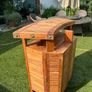 Teak outdoor bar Image 6