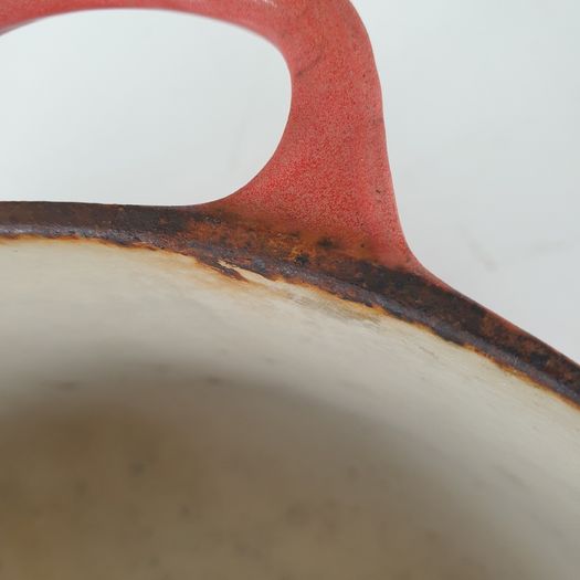 Le creuset 20 cm cast iron pot no lid vintage