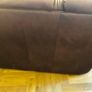 Brown Leather Couch Image 3