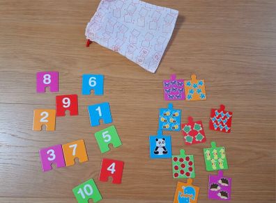 Numbers jigsaw for kids