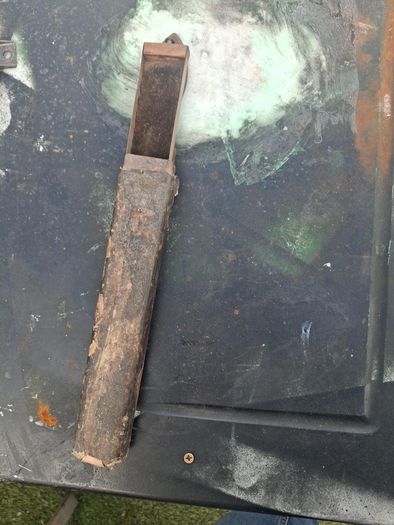 Antique razor strop and hone