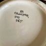 Vintage French Quimper Faience Traditional Scalloped Salad Bowl Image 3