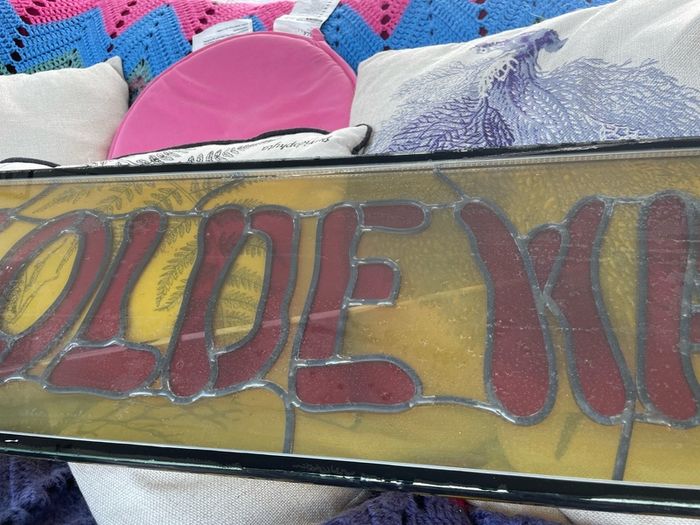 'The Olde Wall' - Pub Sign / Stained Glass