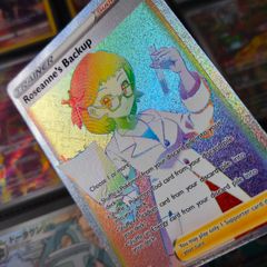 Roseanne's Backup ! Secret Rainbow Rare ! from Brilliant Stars Set ! 2022 ! Pokemon Card !
