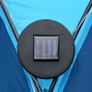 BN Party Tent with LED and 4 Sidewalls 3.6x3.6x2.3 m Blue Image 4