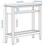 white console table Image 4