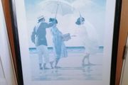 Large Jack Vettriano "The Picnic Party" framed art print