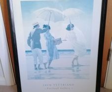 Large Jack Vettriano "The Picnic Party" framed art print