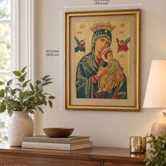 Framed Religious Print Our Lady of Perpetual Help