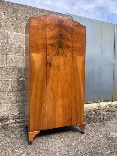 Vintage Wardrobe - Art Deco - Walnut