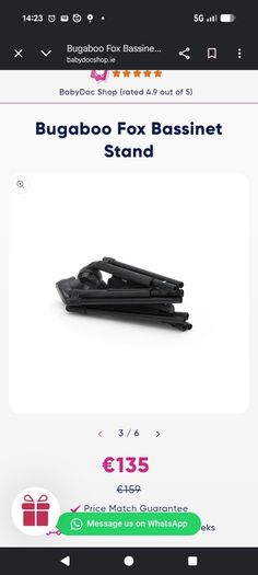Bugaboo bassinet stand