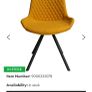 Dining Chairs x4 (Blue) Image 8
