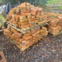 reclaimed red bricks