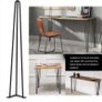 4Pcs Metal Table Legs 16 Inch 3-Rod Hairpin Furniture Legs DIY Home Bench Dining Desk End Coffee Table Feet Accessories Image 7