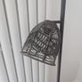Black Rattan Floor Lamp Image 3