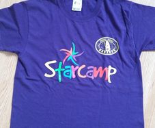 Age 7 to 8 Years - As New - A Lovely Official Purple Star Camp Tee Shirt - #