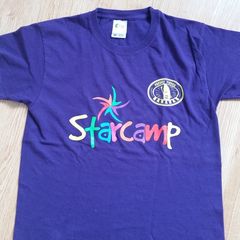 Age 7 to 8 Years - As New - A Lovely Official Purple Star Camp Tee Shirt - #