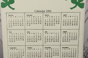 Vintage 1994 st patricks day tile