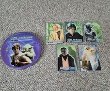 Star Wars Jedi Knights Metal Tin with 5 Metal Card Set 1998 Lucasfilm