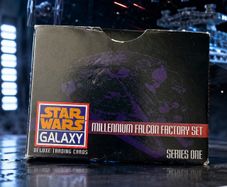 Rare 1993 Topps Star Wars Galaxy Millennium Falcon Factory Set