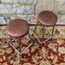 Pair of Industrial Style Bar Stools. Image 2