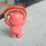 Cheer Rainbow Bear Carebear Mini Figure 1983-1984 Kenner A.G.C. Image 4
