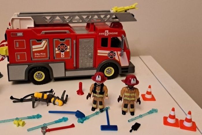 Playmobil fire House Bundle