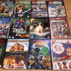 Great Selection of 12 kids DVD's - never used/some still sealed