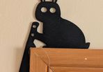 Halloween Door Topper - Bunny Rabbit with Knife - PLA 3D Printed Decor