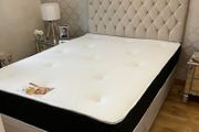King size bed, bed king size bed with mattress