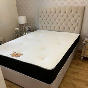 King size bed, bed king size bed with mattress