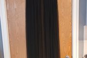 H&amp;M - Coachelle  Sheer Fine Tulle  Black Skirt.   S.12.(40)  New.