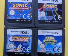 Sonic Nintendo DS bundle (4 games/free postage)