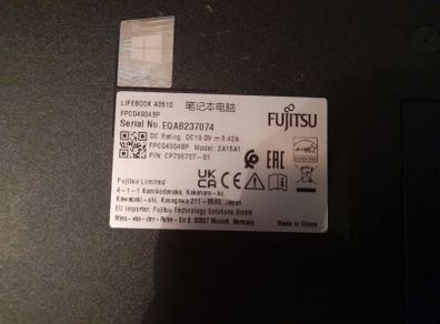 Fujitstu lifebook