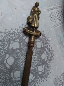 Vtg Brass Letter Opener