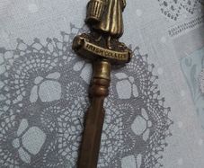 Vtg Brass Letter Opener