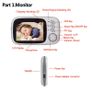 Wireless Video Color Baby Monitor with 3.2Inches LCD 2 Way Audio Talk Night Vision Surveillance Security Camera Babysitter Image 6