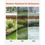 Steel Landscape Edging 5 Packs 39 x 5in Rust-Resistant for Yard Black Image 5